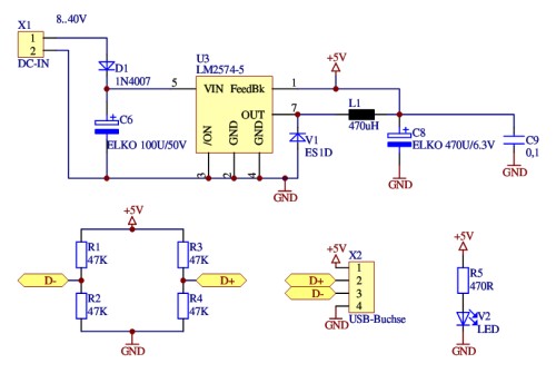 Schaltplan Usb Netzteil - Wiring Diagram